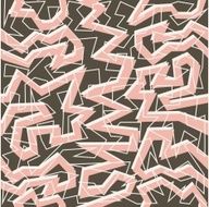 Retro 80s seamless pattern background N2