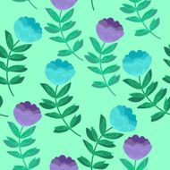 Hand drawn vector illustration Elegant seamless pattern N3