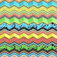 Retro 80s seamless pattern background N4