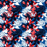 Seamless floral background pattern N25