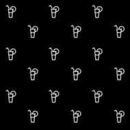 Geometric simple monochrome minimalistic vector holiday pattern cocktails N7
