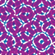 Geometric messy lined seamless pattern colorful maze vector