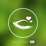 Vector illustration grunge beautiful female eye creamy