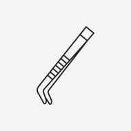 Tweezers line icon N5