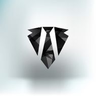 icon flat necktie shaded tie style N3