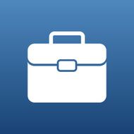Briefcase icon vector illustration Flat design N4