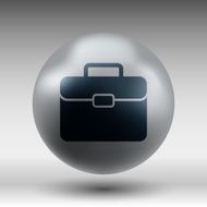Briefcase icon vector illustration Flat design N6
