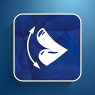 Vector icons of female lips print N2