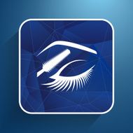 eye closeup mascara model female fashion girl look N2