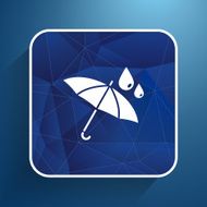 waterproof icon water proof vector symbol umbrella N2