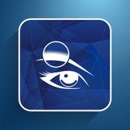 Human eye vector isolated eyebrow female makeup beauty eyesight N2