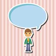 boy man cartoon theme elements N76
