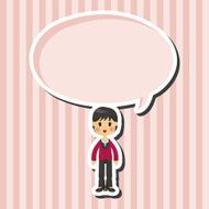 lady woman cartoon theme elements N18