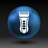 Hairclipper illustration accessory appliance barber beauty icon N4