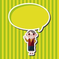 family grandmother character theme elements N14