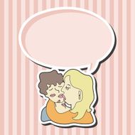 france couple theme elements vector eps N2