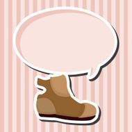 shoe style theme elements vector eps N21