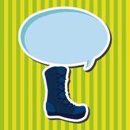 shoe style theme elements vector eps N25