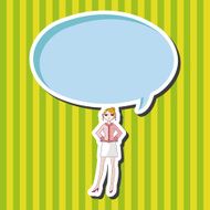lady girl cartoon theme elements N68