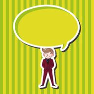 boy man cartoon theme elements N88