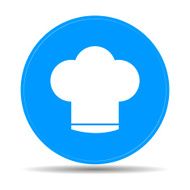 Chef cap vector icon N2