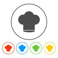 Chef cap vector icon N4