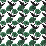 Seamless floral background pattern N34
