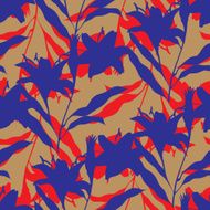 Seamless floral background pattern N40