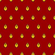 Royal seamless pattern for mantle Vector illustration King