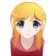Manga Girl Illustration