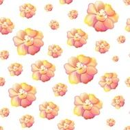 Seamless Vintage Flower Pattern N14