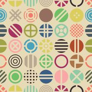 Geometric round pattern