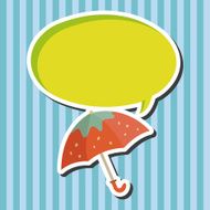 Umbrella theme elements vector eps N38