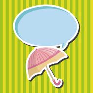 Umbrella theme elements vector eps N40