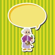 family grandmother character theme elements N16
