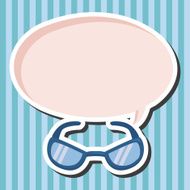 glasses theme elements vector eps N13