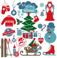 Christmas and new year background N41