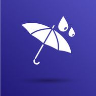 waterproof icon water proof vector symbol umbrella N3