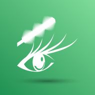 Illustration brushes mascara brush makeup eye eyelash N3