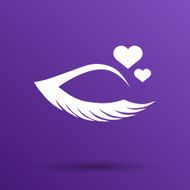 Vector illustration grunge beautiful female eye creamy N3