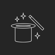 magic hat line icon N10