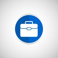 suitcase icon travel business sign symbol