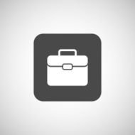 suitcase icon travel business sign symbol N2