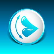 Vector icons of female lips print N4