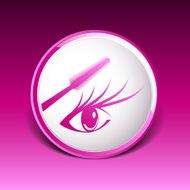 Woman eye beautiful makeup long eyelashes Mascara Brush N4