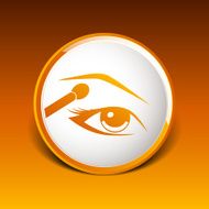 vector with beautiful female eyes different makeup N4
