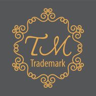 luxury monogram logo identity template elegant linear business s N4