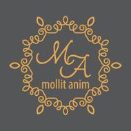 luxury monogram logo identity template elegant linear business s N5