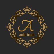luxury monogram logo identity template elegant linear business s N6