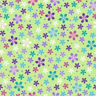 Flower seamless color pattern